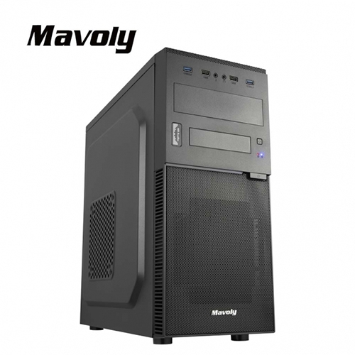 (搭機價)Mavoly 奇異果 ATX/黑化/USB3.0/直立式網狀/上置電源