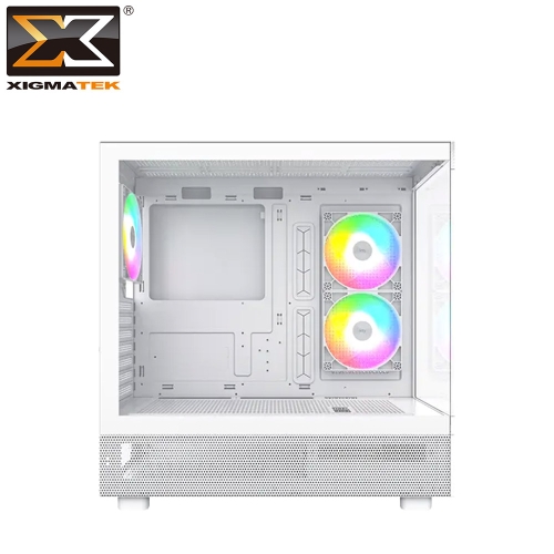 MONTECH XR 白 全景玻璃透側(ATX/Type-C/內含三風扇/CPU高17.5cm/VGA長42cm)