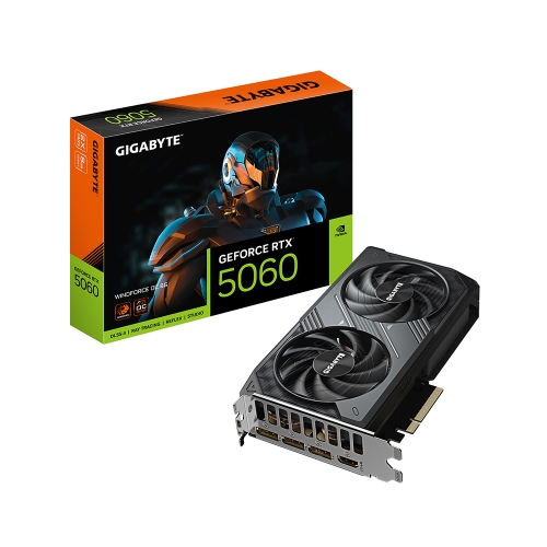 限搭機!技嘉 N5060WF2OC-8GD RTX 5060 WINDFORCE 8G(2497MHz/8G GDDR7/1H3DP/19.9cm/雙風扇/註4年)