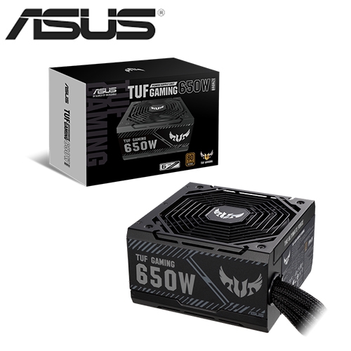 (搭機價)華碩 TUF GAMING 650B 650W 銅牌/直出線/雙滾珠風扇/智慧停轉/6年保