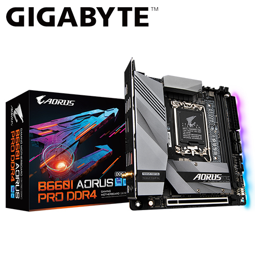 技嘉 B660I AORUS PRO DDR4 加購 技嘉 RTX3000 系列顯卡 贈 美光P2 1TB SSD