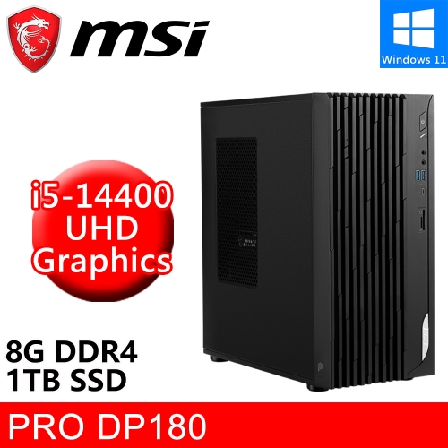 微星 PRO DP180 14-275TW(i5-14400/8G DDR4/1TB PCIE/W11)