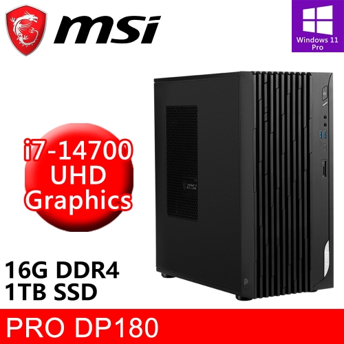 微星 PRO DP180 14-276TW(i7-14700/16G DDR4/1TB PCIE/W11P)