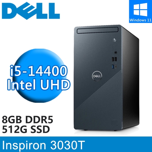 DELL Inspiron 3030T-R4508BTW(i5-14400/8G DDR5/512G PCIE/W11)