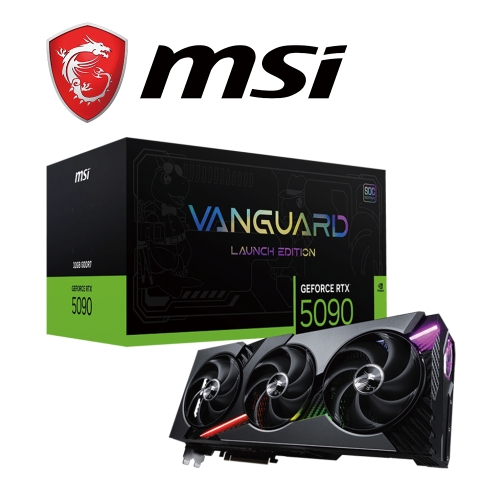 (限搭整機)洽門市!!微星 RTX5090 32G VANGUARD SOC(2527Mhz/32G GDDR7/1H3DP/35.7cm/三風扇)