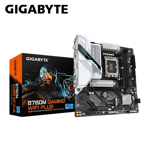 技嘉 B760M GAMING WIFI PLUS(M-ATX/2xM.2/4xSTAT/1A1H1DP/LAN 2.5Gb+無線/註五年)