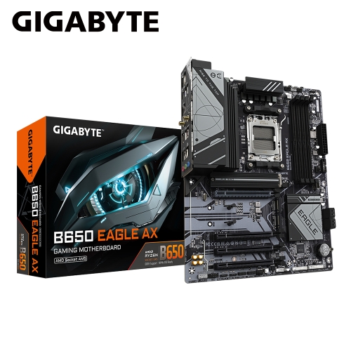 技嘉 B650 EAGLE AX(ATX/3xM.2/4xSATA/1H1DP/Wi-Fi 6E/註四年)