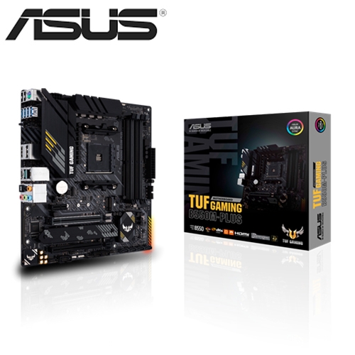 搭R5-5600GT整機!華碩 TUF GAMING B550M-PLUS(M-ATX/1H1P/RTL8125B/註五年保)